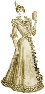 Fashion victorian portrait