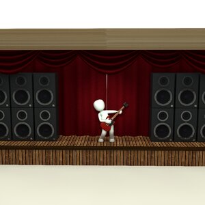 Show curtain red