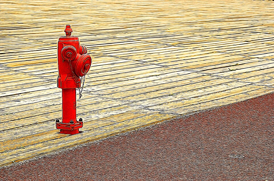 Ground lines wooden floors