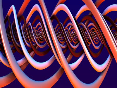 Spiral design swirl