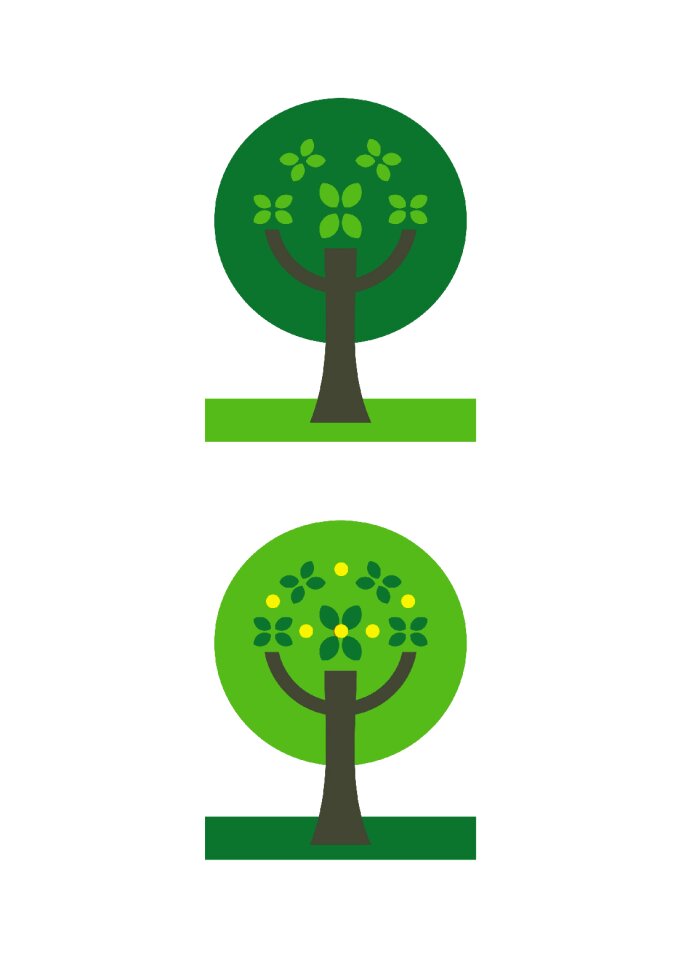 Plant nature set