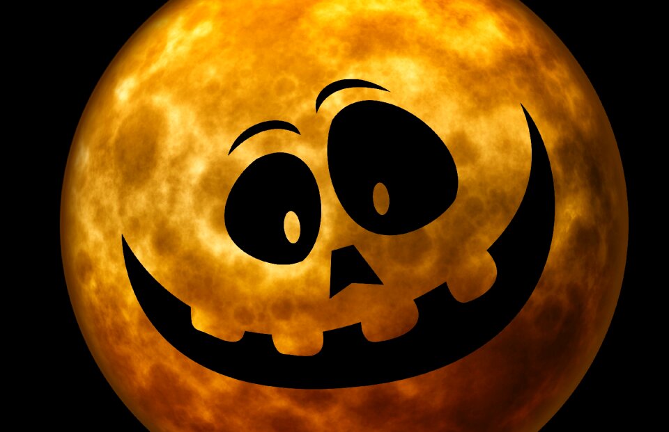 Atmosphere creepy face