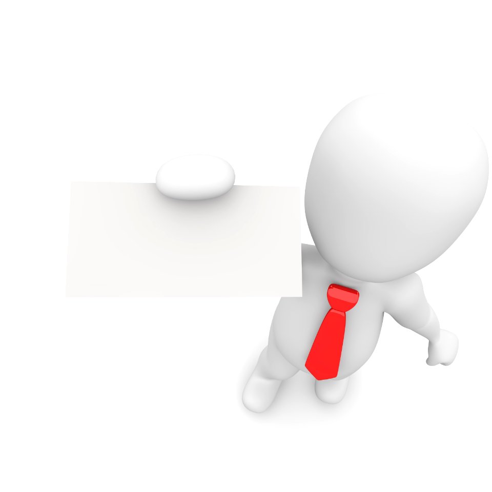 Tie holder business contact