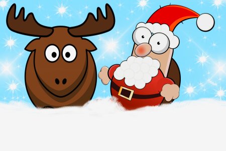 Moose advent Free illustrations