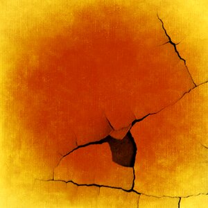 Texture orange cracked