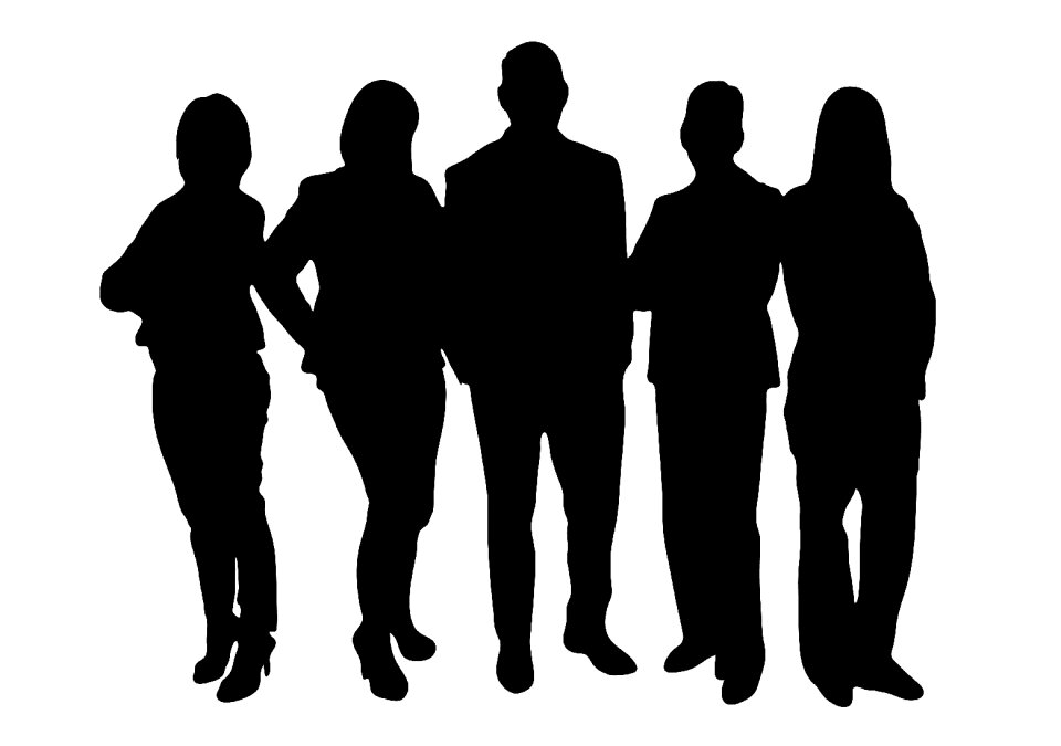Group corporate teamwork