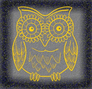 Eagle owl forest Free illustrations