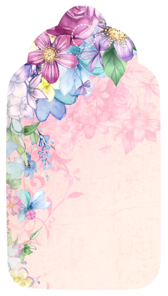 Scrapbook pink blue