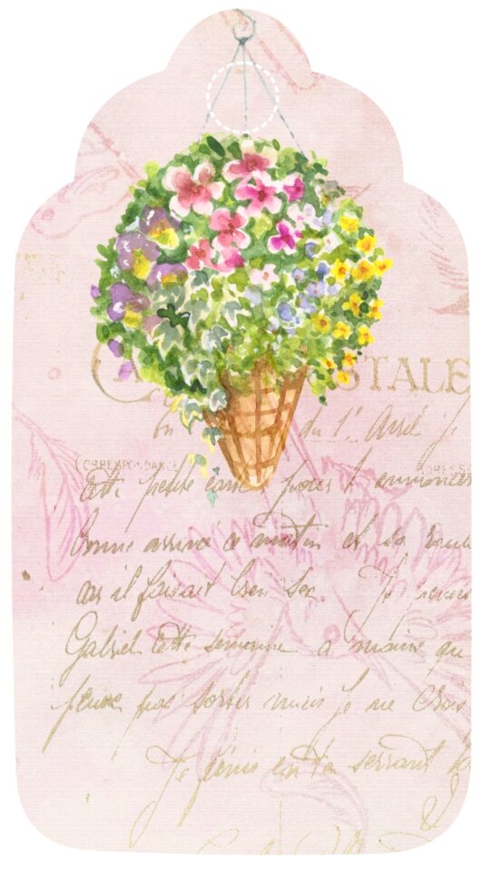 Scrapbook pink blue