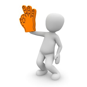 Characters finger show