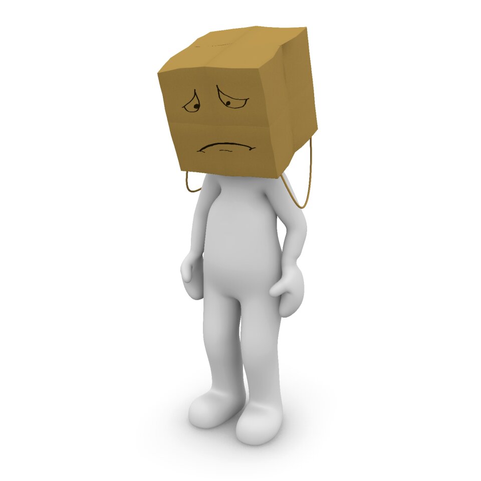 Head hide be ashamed