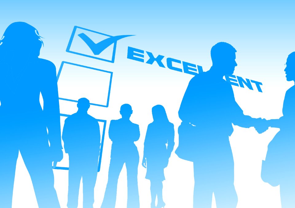 Personal silhouette businessmen