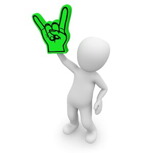 Characters finger show