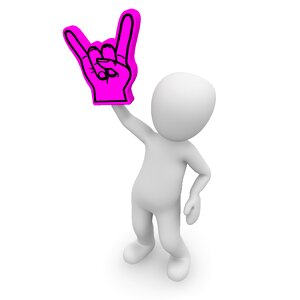 Characters finger show