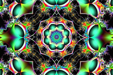 Psychedelic pattern creative