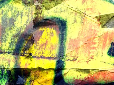 Paper crack color