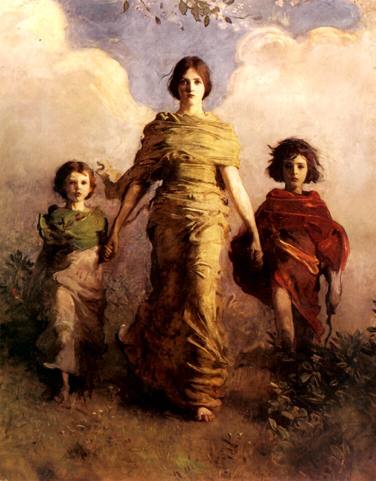 Vintage abbott thayer 1892