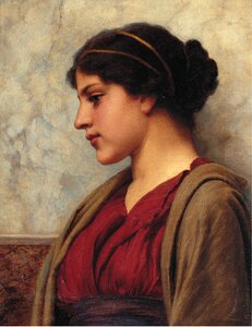 John william godward 1890 classical beauty