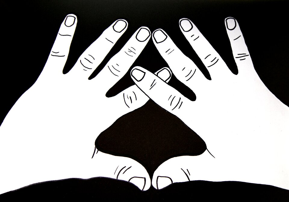 Nails outline contour