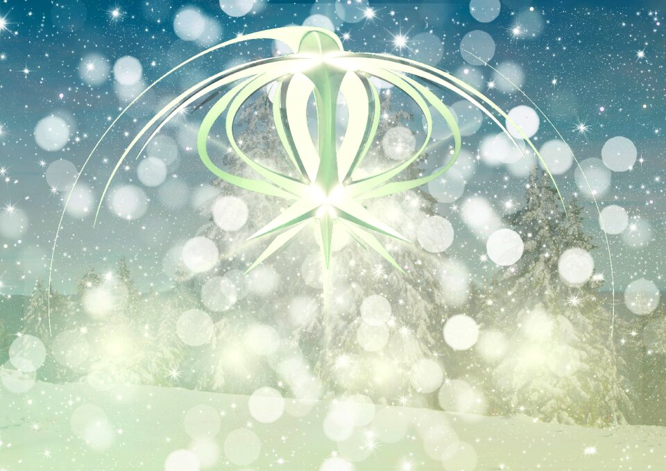 Christmas time flare light