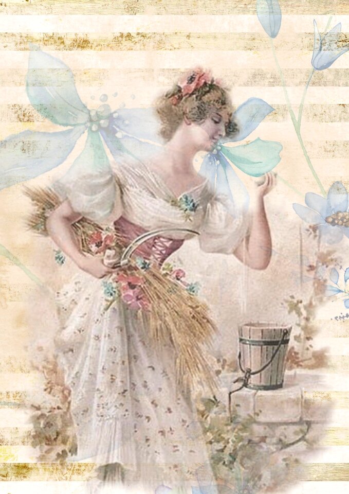 Flower lady water