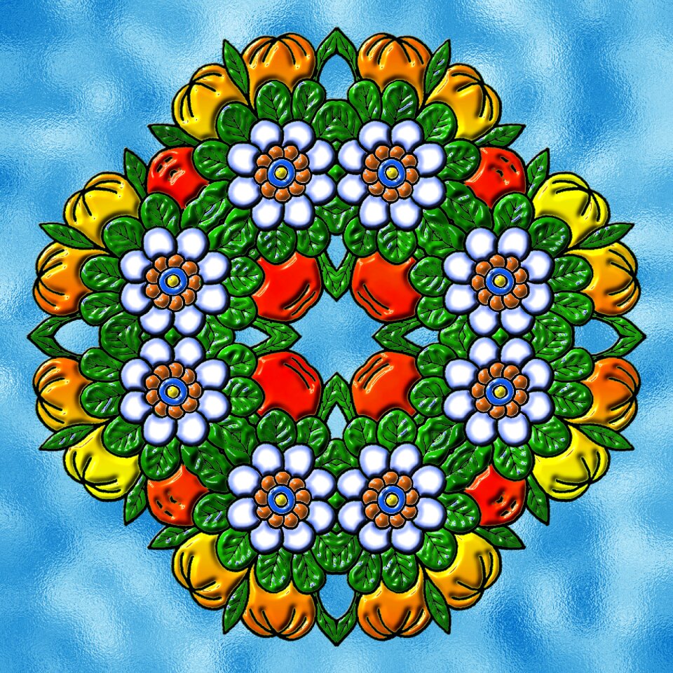 Pattern shining background image