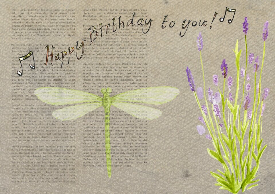 Dragonfly lavender party