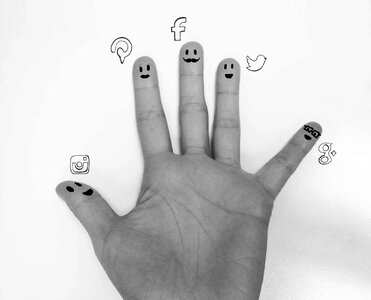 Finger palm five