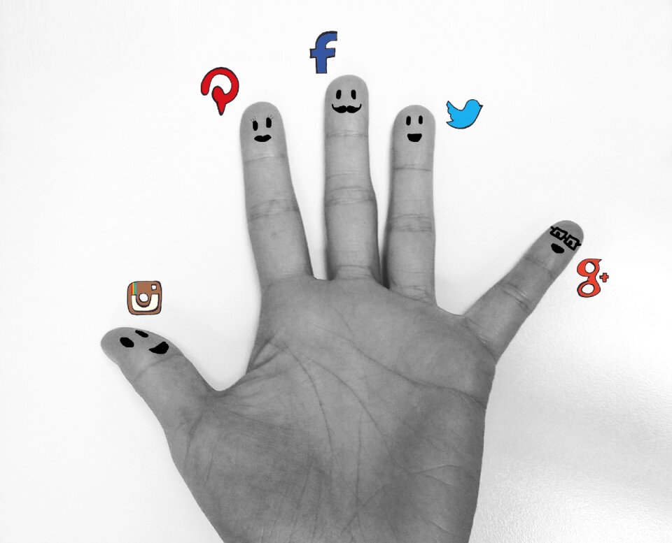 Finger palm five