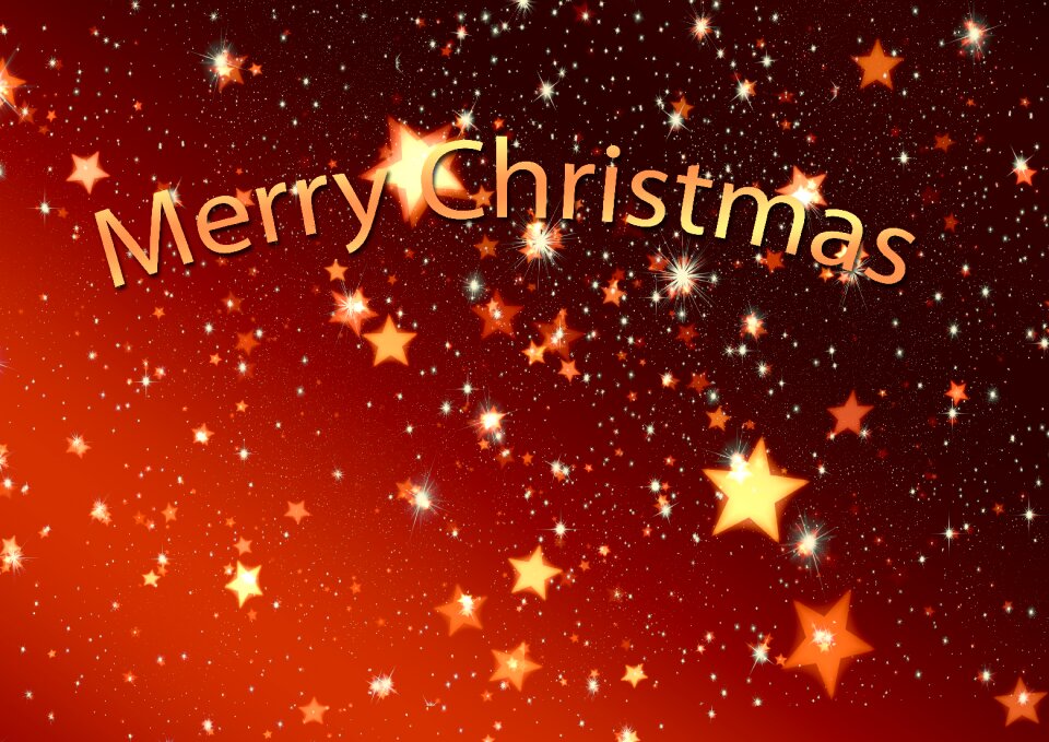 Background advent starry sky
