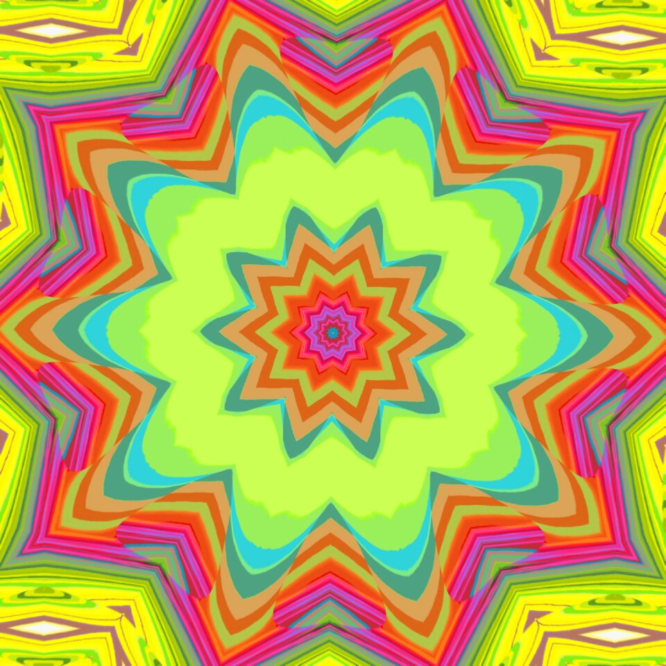 Colorful background mandala