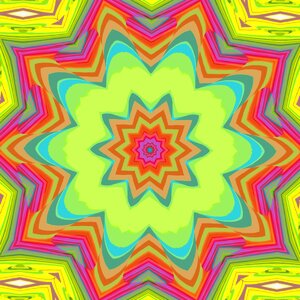 Colorful background mandala