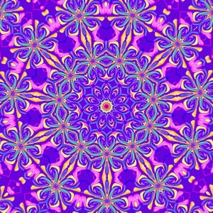 Colorful mandala purple