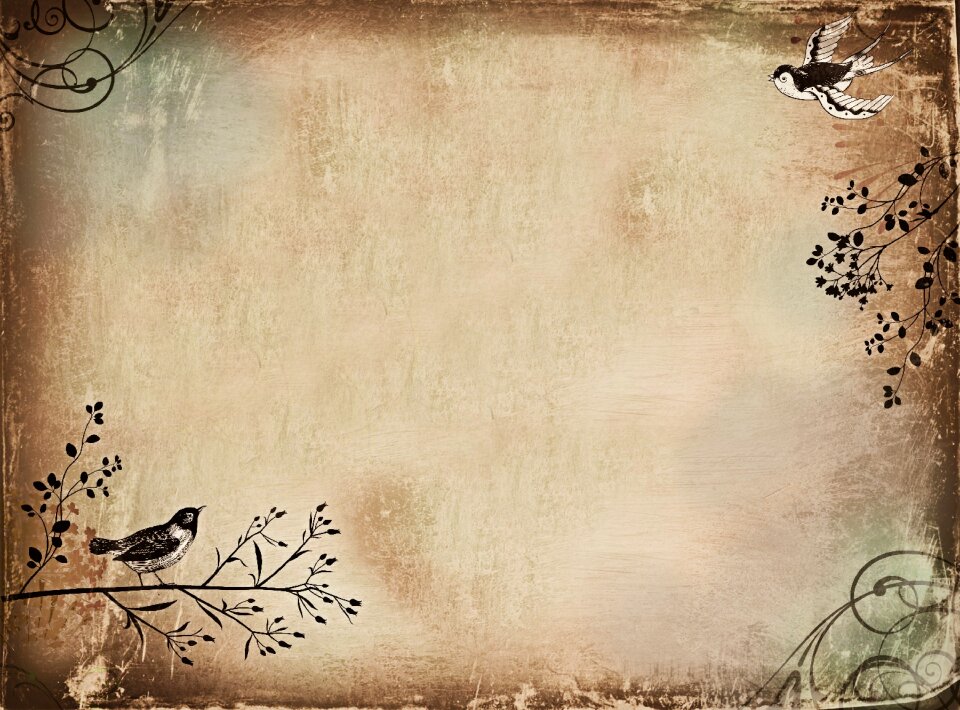 Retro nature floral