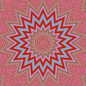 Colorful mandala kaleidoscope