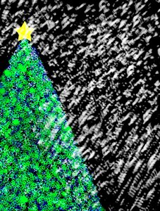 Black tree green