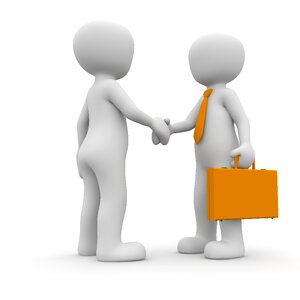 Businessmen togetherness person
