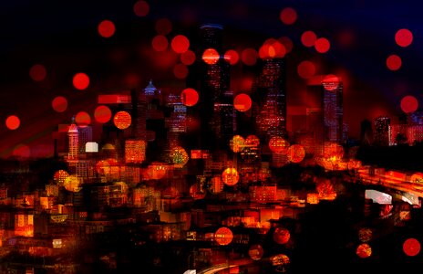 Blurry new york Free illustrations