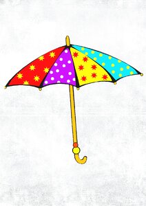 Summer weather rain