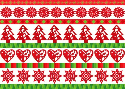 Star fir tree heart
