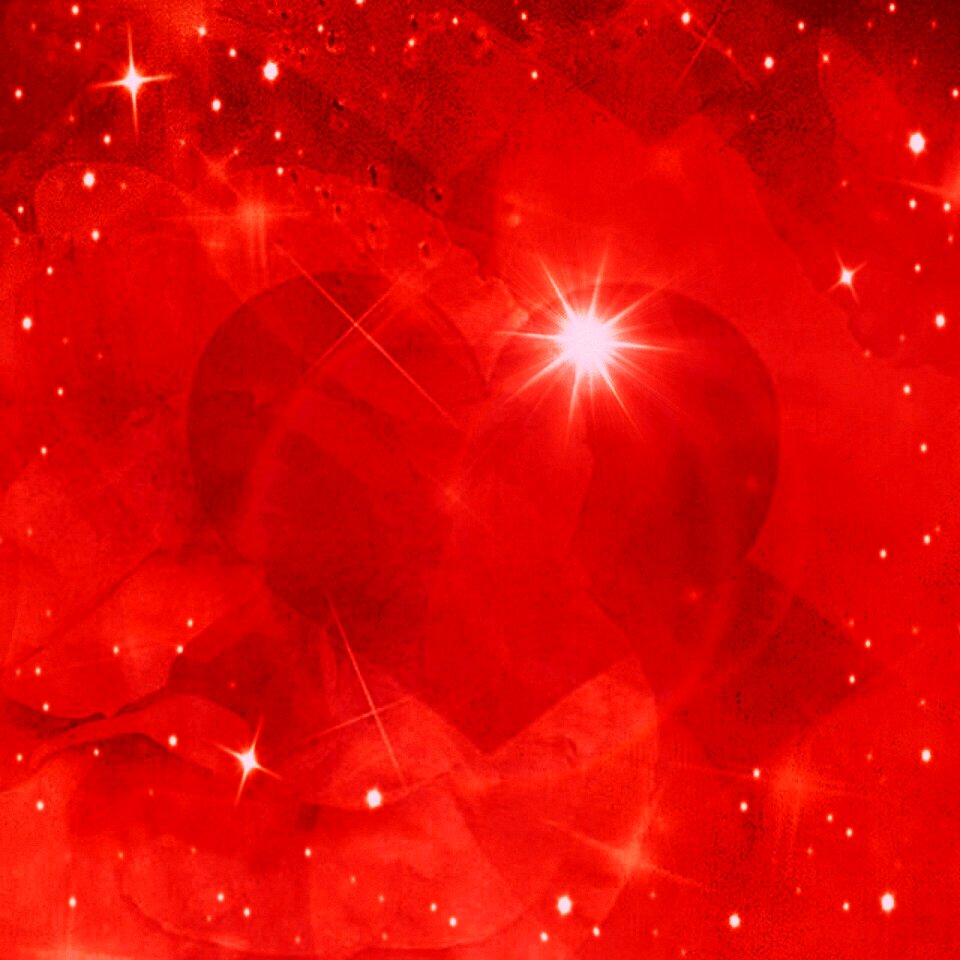 Red background together