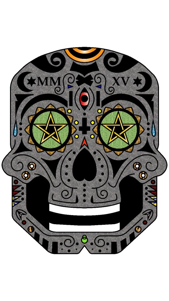 Sugar skull illustration Free illustrations