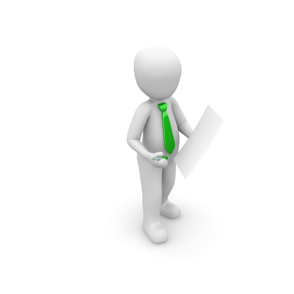 Tie holder business contact