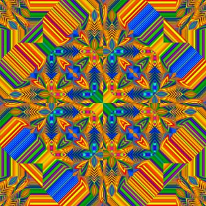 Seamless decorative abstract