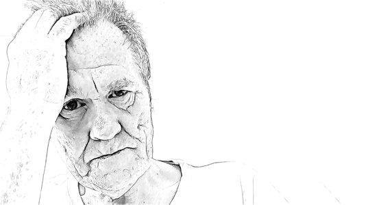 Head despair old