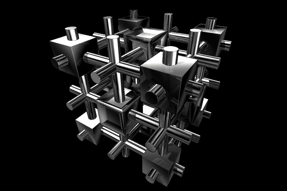 Metal 3d shape