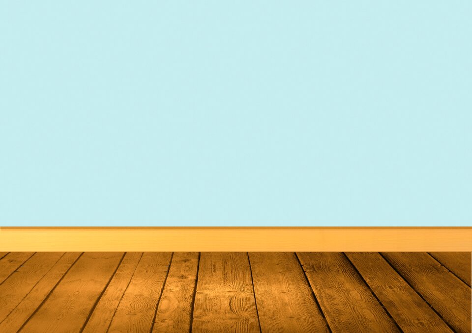 Blank canvas blue