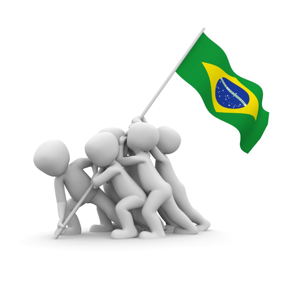 Patriotism brazil Free illustrations