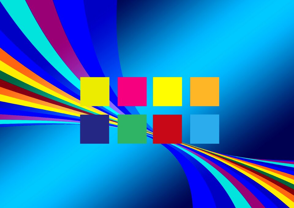 Rectangle colorful pattern