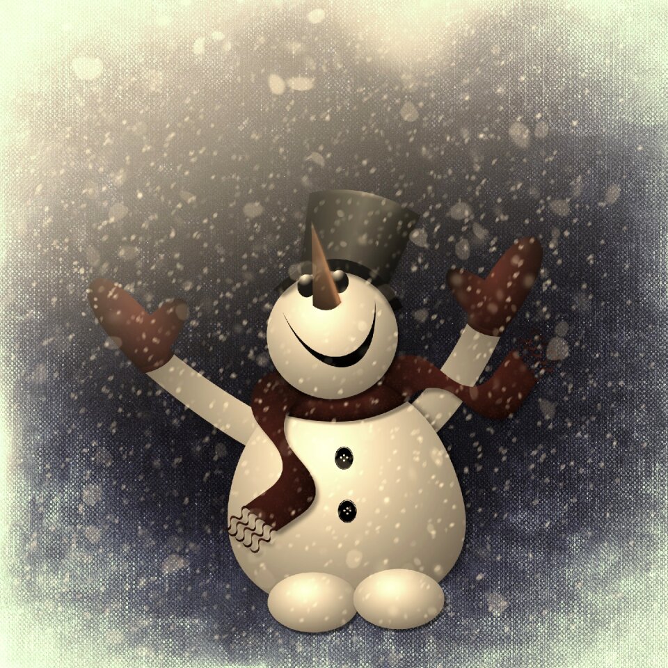 Sweet white wintry